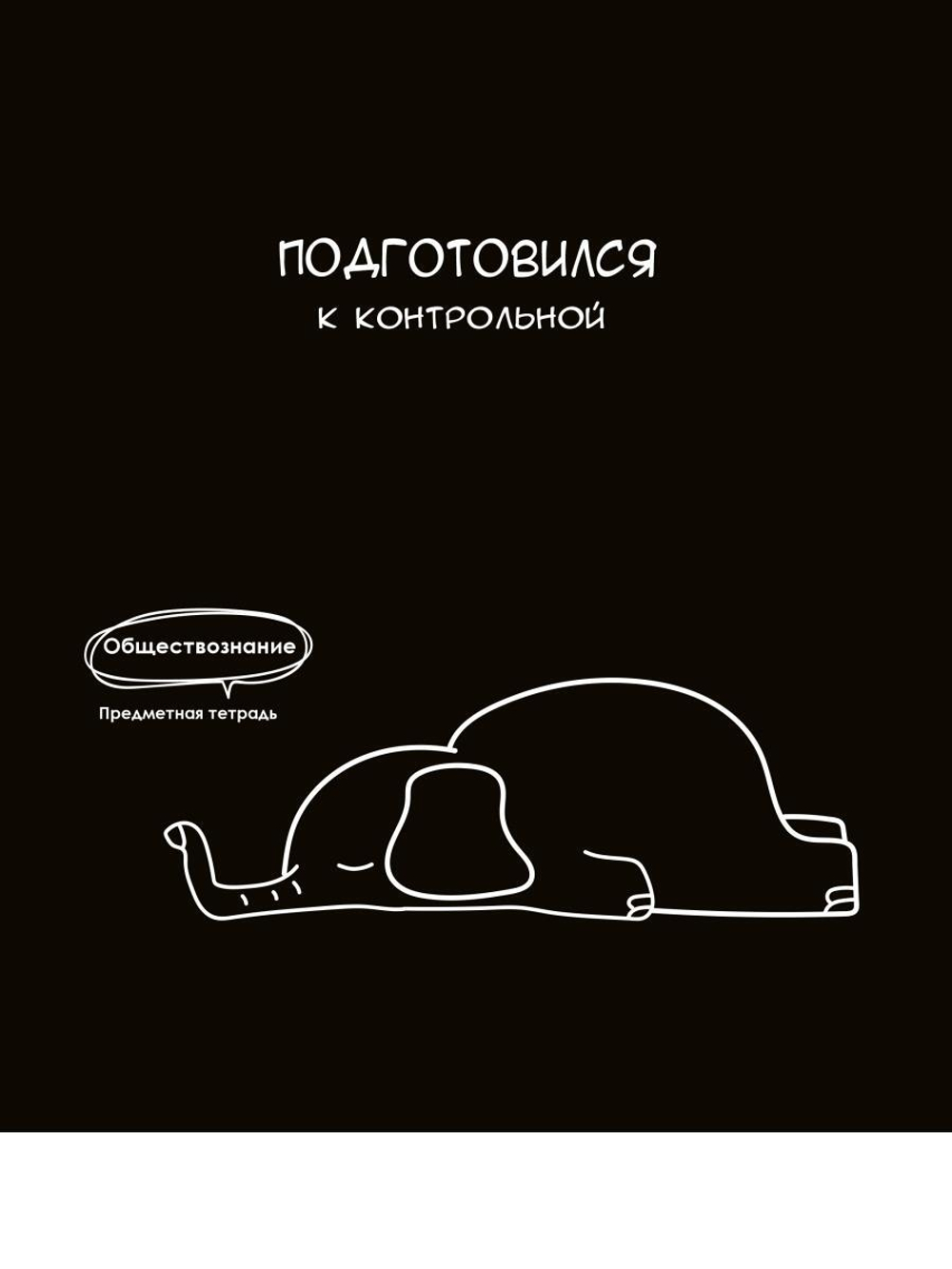 Тетрадь предметная 48л. клетка Обществознание "Подслушано" (Проф-Пресс)