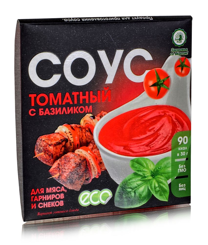 Соус томатный с базиликом, острый, 30гр (2 шт)