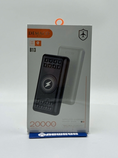 Внешний аккумулятор DEMACO B13 20000mAh White