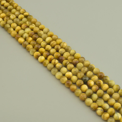 Нитка Кошачий глаз 39 см. 8,5 мм. (Без замка)