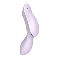 Вакуумно-клиторальный вибромассажер Satisfyer Curvy Trinity 2, фиолетовый