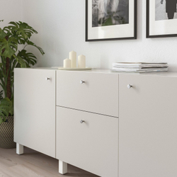 IKEA BAGGANÄS  (ИКЕА БАГГАНÄС)  -  Ручка, нержавеющая сталь, 21 мм