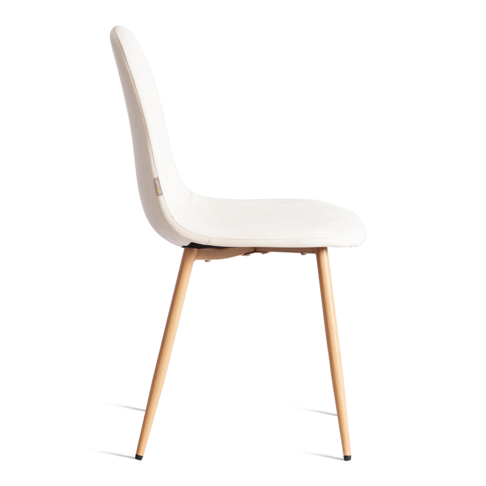 Стул BREEZE (mod. JSC-58) Велюр/металл , 44 х 53 х 86 см, Light beige (светло-бежевый) HLR1 / натуральный