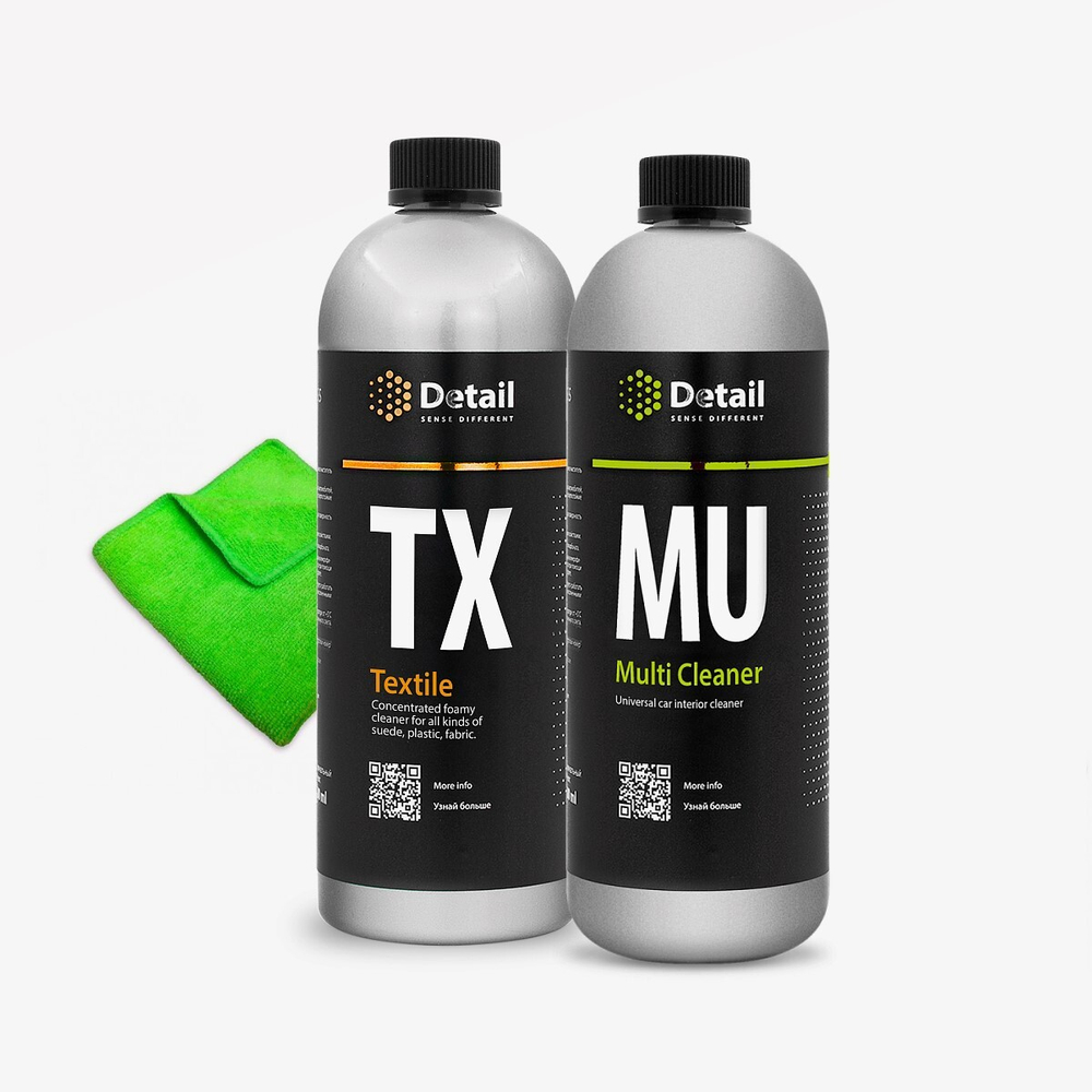 Detail Набор для салона MU "Multi Cleaner" 1000мл + TX "Textile" 1000 мл