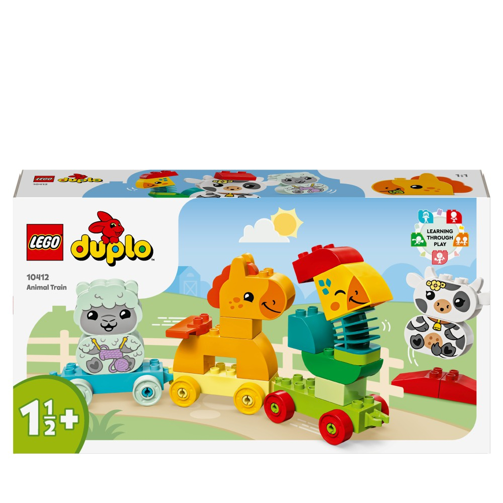 Конструктор LEGO DUPLO 10412 Первый поезд с животными — фото 2