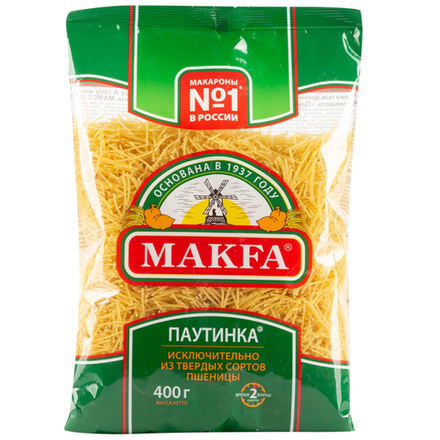 Макароны Makfa Паутинка 400 гр