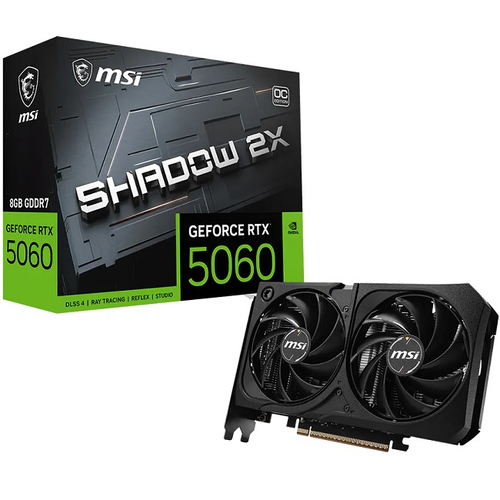 Видеокарта MSI GeForce RTX 5060 SHADOW 2X MAX OC 8GB (G5060-8S2CM)