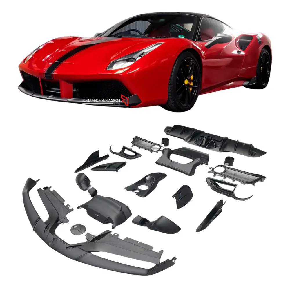 Карбоновый обвес для Ferrari 488 GTB 2015-2020 Феррари