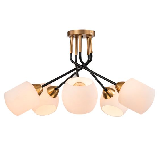 Потолочная люстра Escada Bond 2113/5P Copper/Black