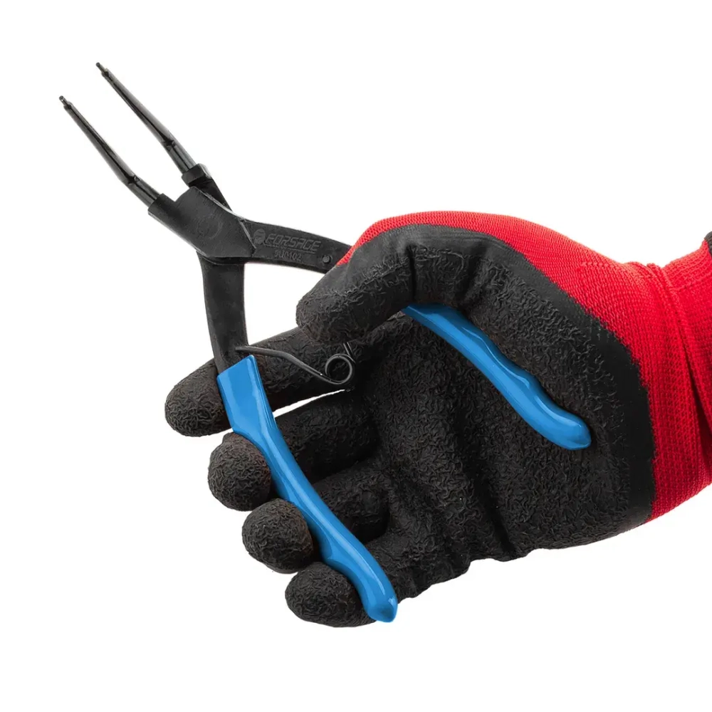 Съемник внутрених стопорных колец изогнутый 90грд. (глубина-56мм, для суппортов), в блистере Forsage F-9U0102