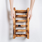 Подставка для винных бутылок из древесины кедра. BM3