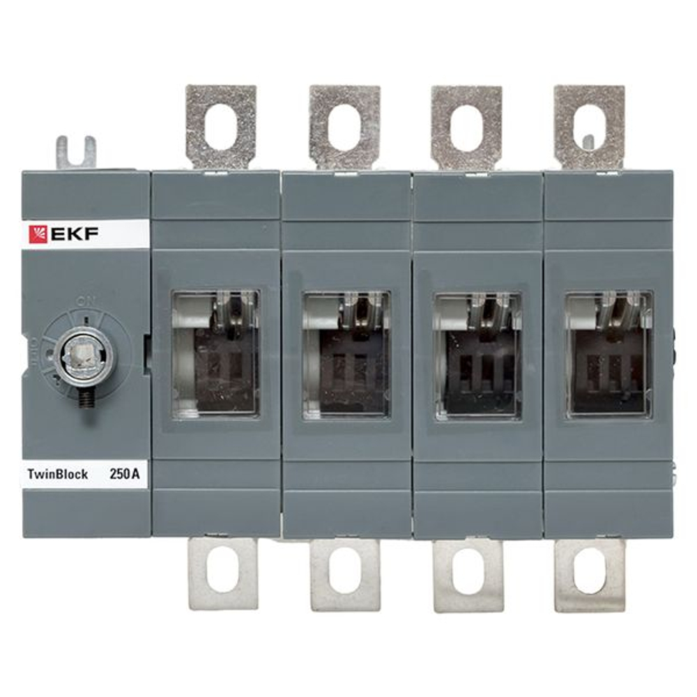 Рубильник 250A 4P без рукоятки управления TwinBlock EKF