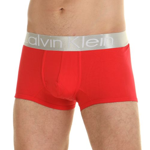 Женские трусы боксеры Calvin Klein Women Steel Boxer Red - купить по  выгодной цене