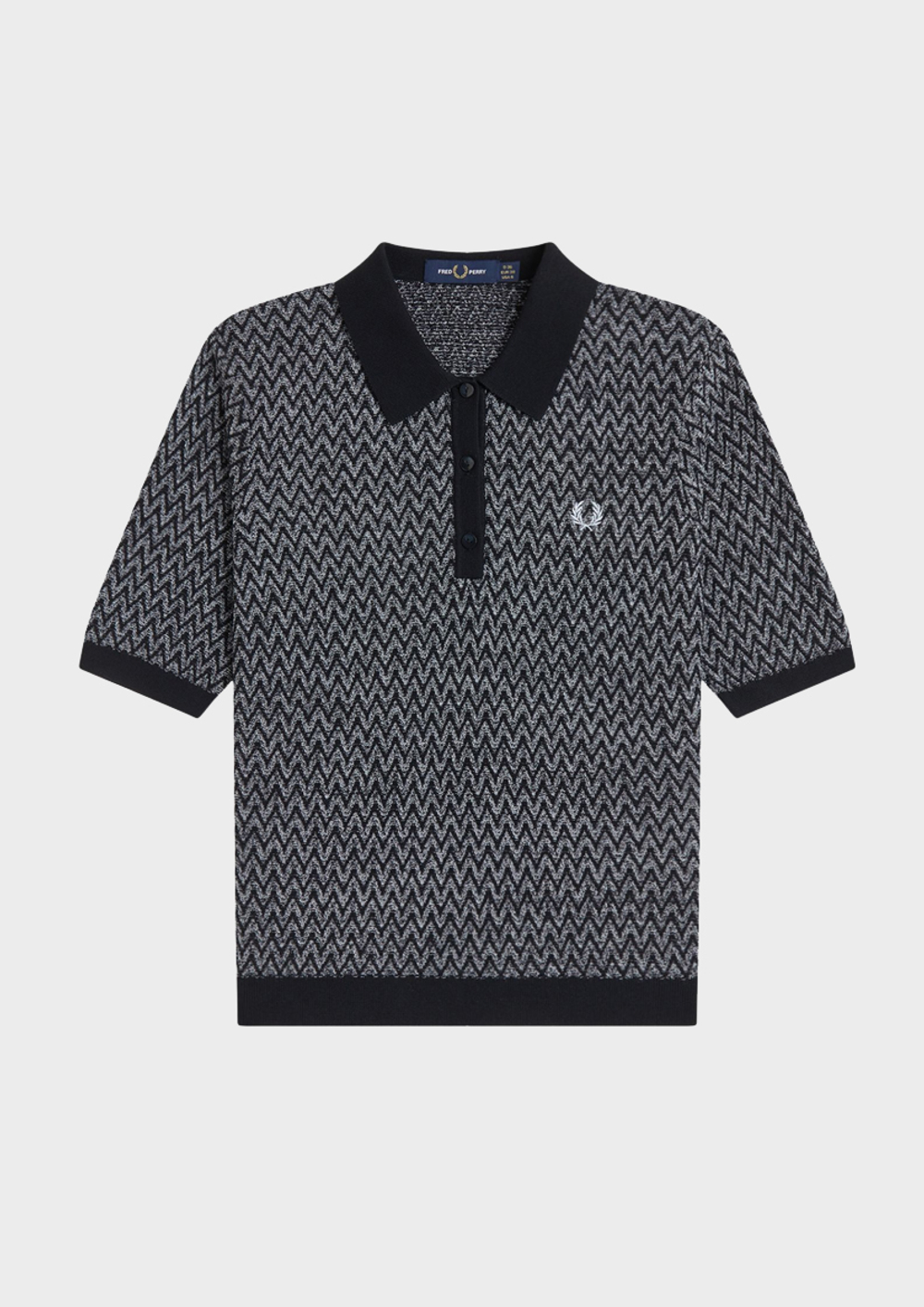 Джемпер-поло FRED PERRY Textured Knitted Shirt