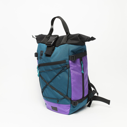Рюкзак Rolltop Grubo 500 морская волна/фиолетовый