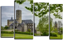 Модульная картина "Городской замок"