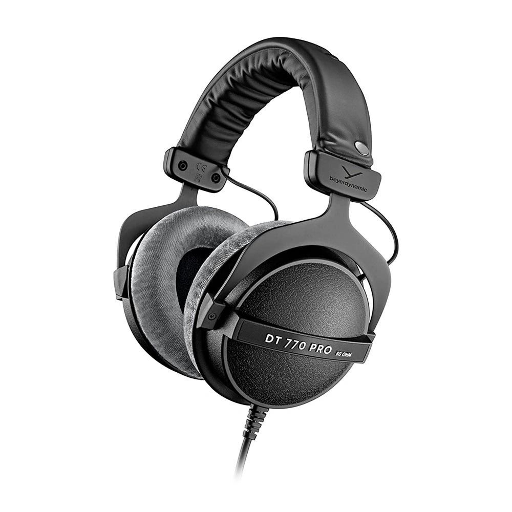 Наушники Beyerdynamic DT 770 Pro (80 Ohm), mini jack 3.5 mm, черный/серый