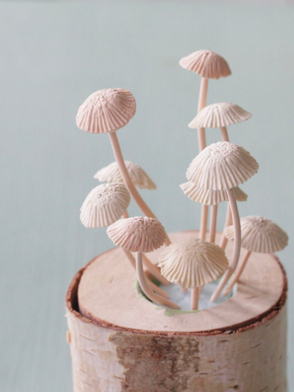 Молд силиконовый для творчества "Грибы - грибочки. Мухоморы" / форма для масс для лепки, мыла, воска и эпоксидной смолы