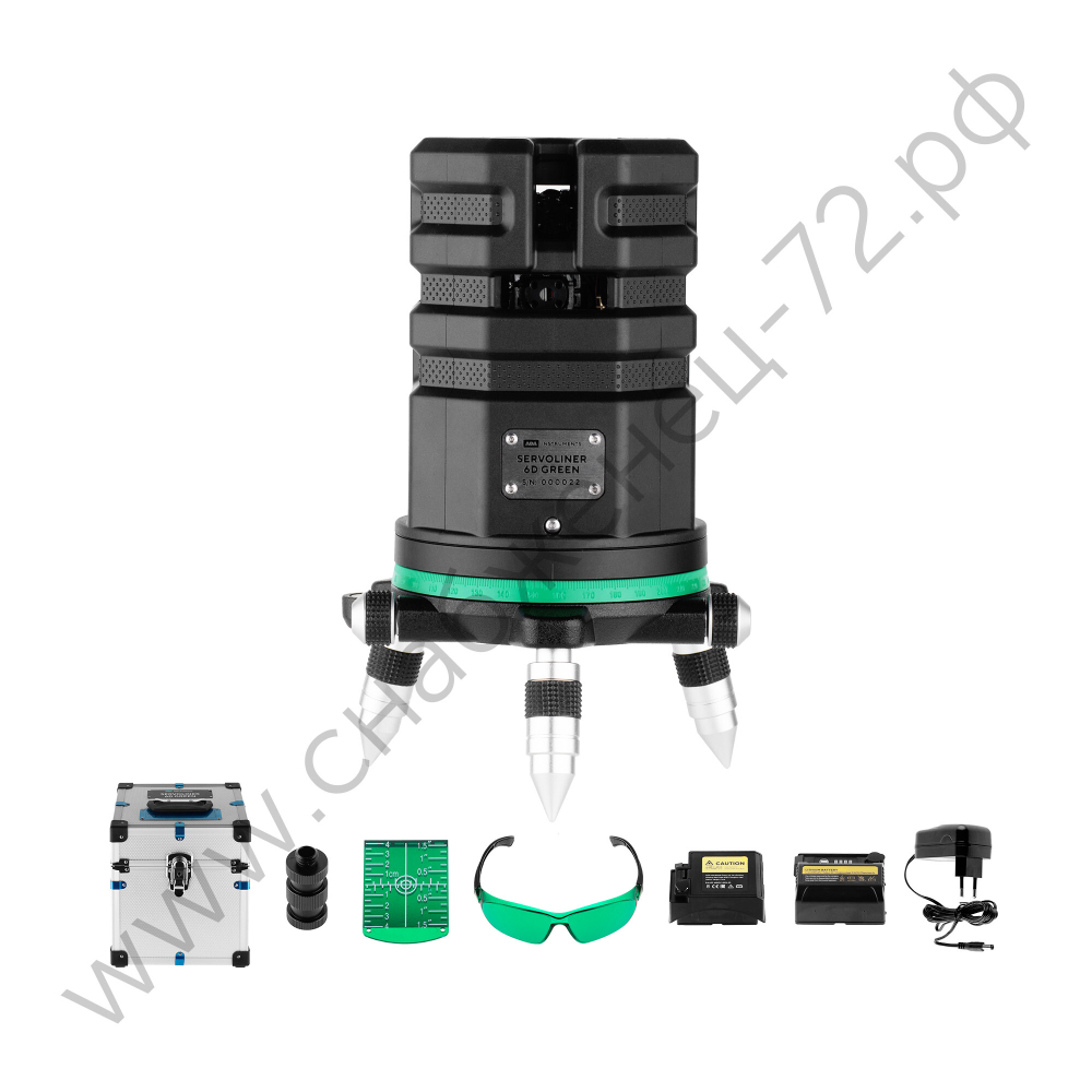 Лазерный уровень ADA 6D Servoliner GREEN