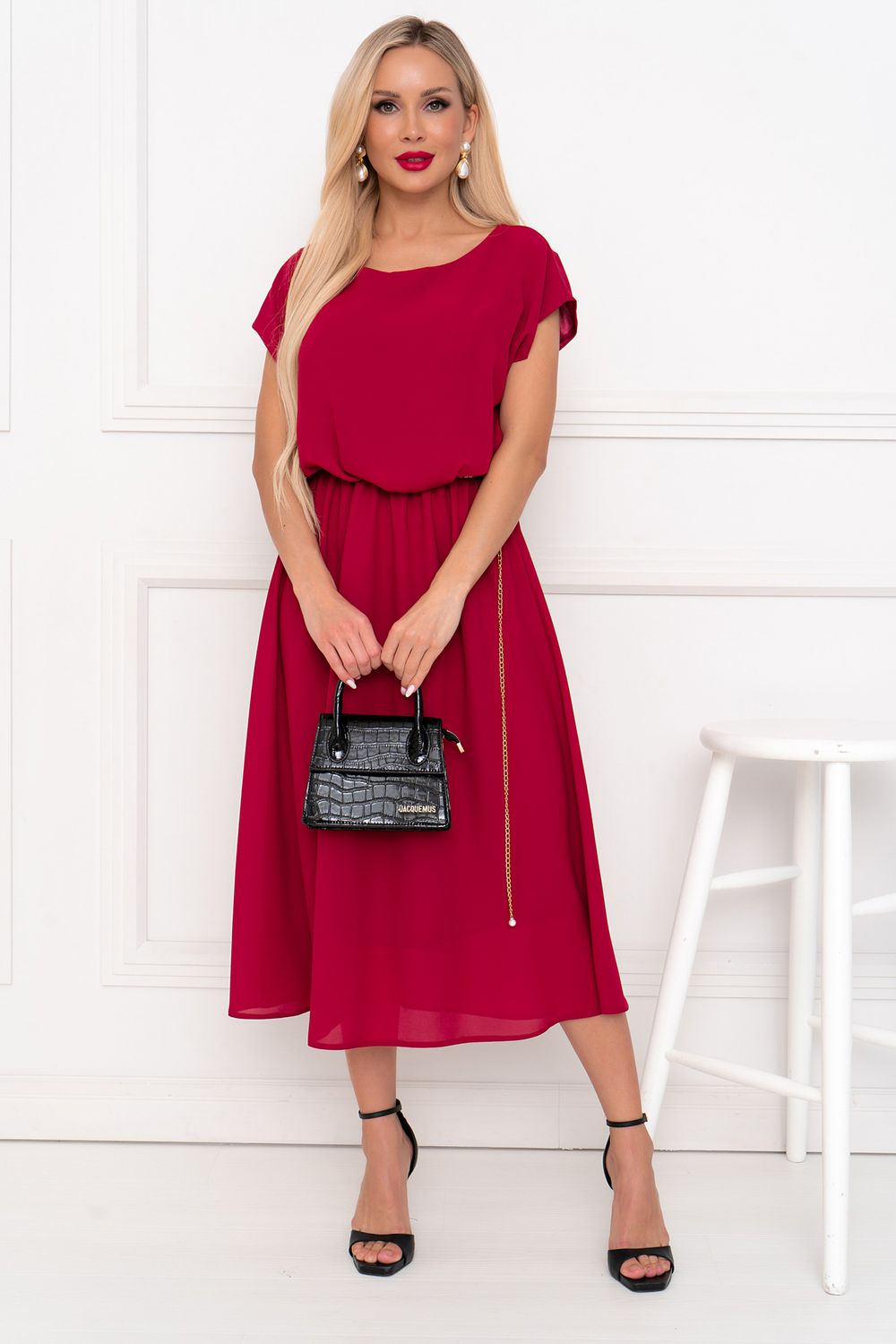 Платье Стелла (марсала) Р11-1169/2 Nikol (Акция)