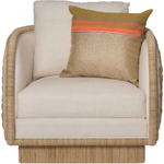 Кресло McGuire Coastal Braided Swivel Lounge Chair