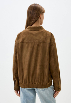 Куртка с замшевой фактурой