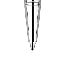 Parker Стержень для шариковой ручки Quink Flow (3шт),  M, черный (в блистере)