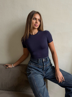 Футболка skims базовая облегающая