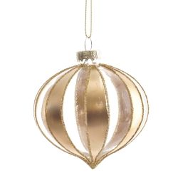 GAEM Украшение новогоднее "Шар/Шар волна/Капля", L8 W8 H10 см, 3в.