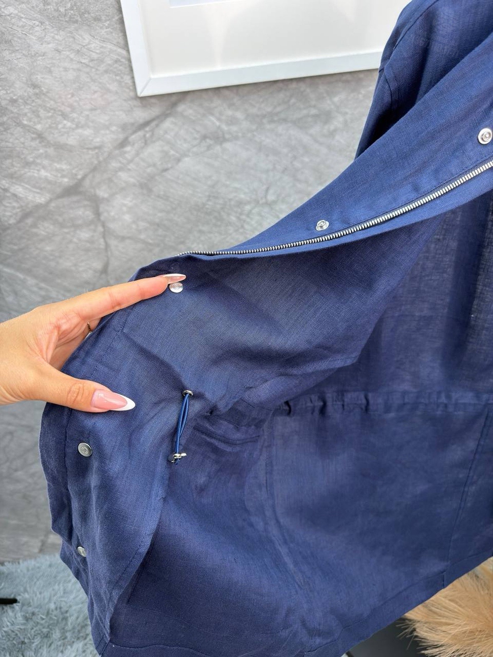 Льняная ветровка Kiton