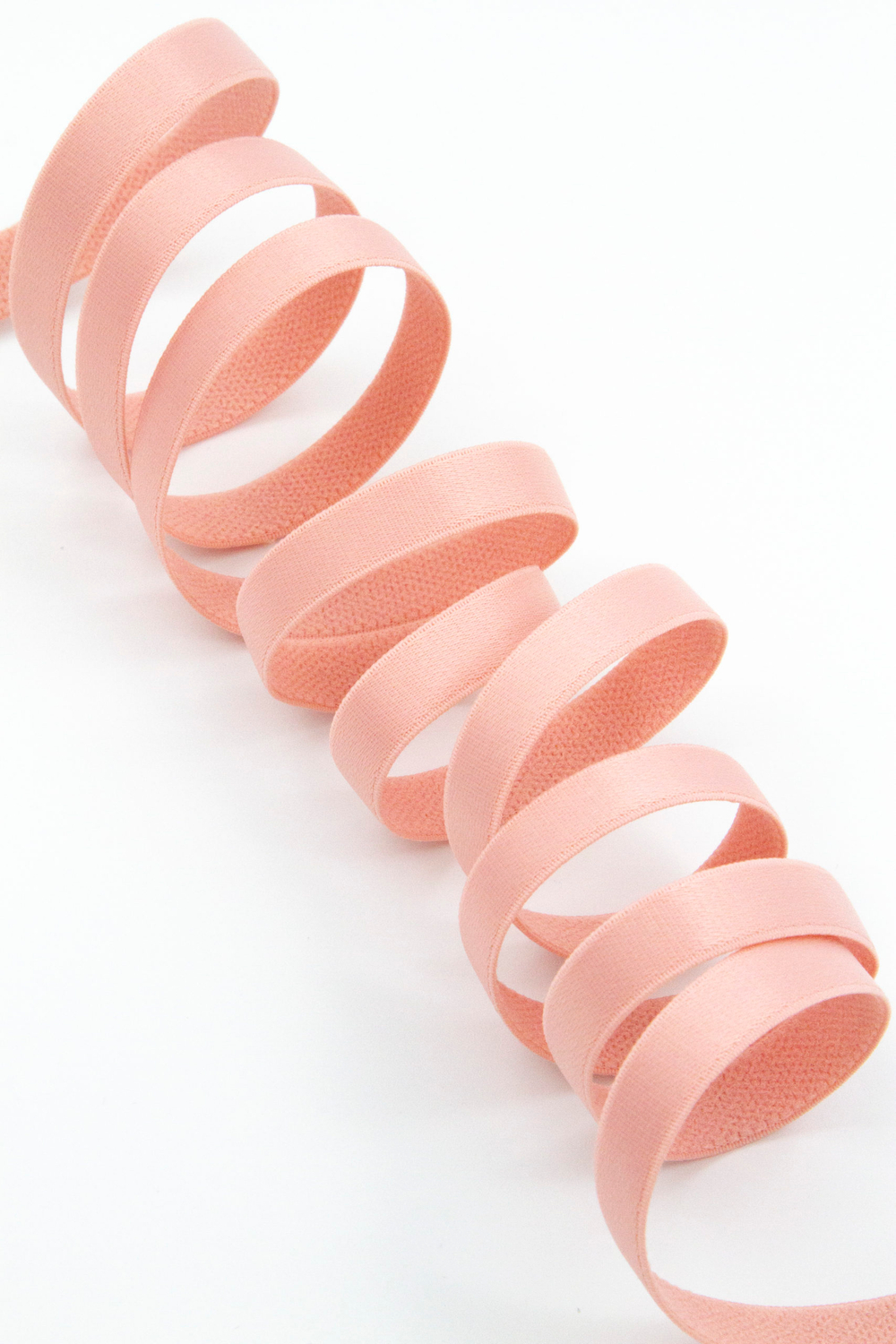 Резинка бретелечная коралловый миндаль 10 мм глянцевая