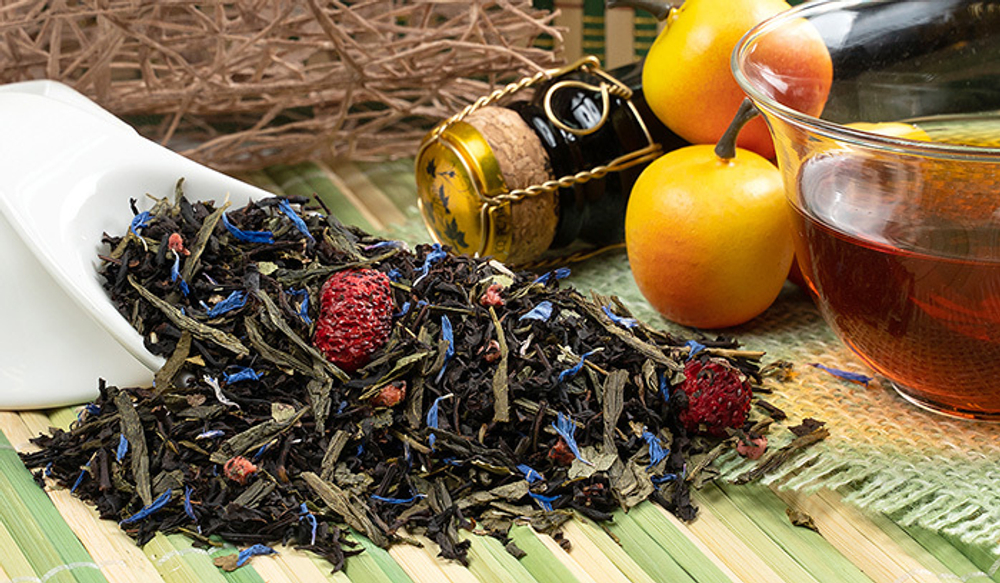 Черный чай Клубника в шампанском РЧК 500г