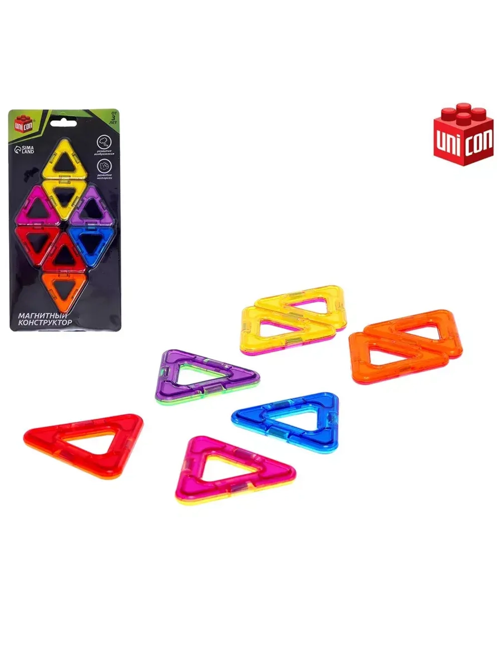 Конструктор магнитный Magical Magnet, 8 деталей