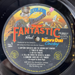 Винтажная виниловая пластинка LP Elton John, Captain Fantastic And The Brown Dirth Cowboy (Япония 1975) (Без Оби)