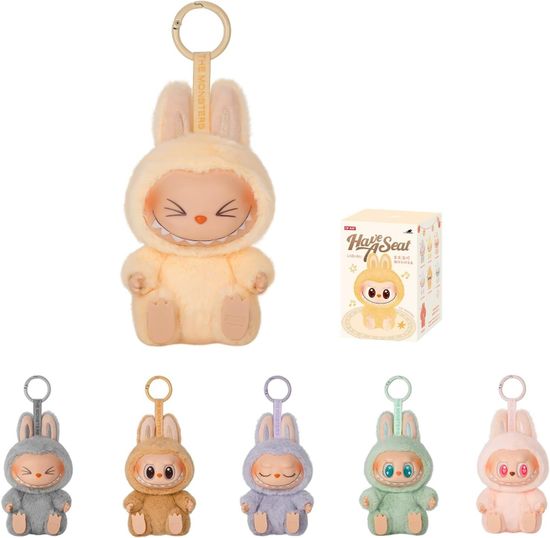 Мягкая игрушка сюрприз Лабубу 3 серия сидячие, 15 см