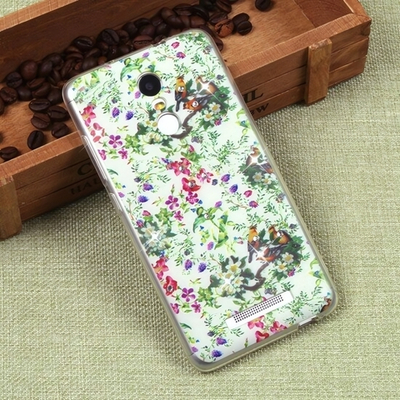 Силиконовый чехол с цветами для Xiaomi Redmi Note 3/3 Pro, 009612