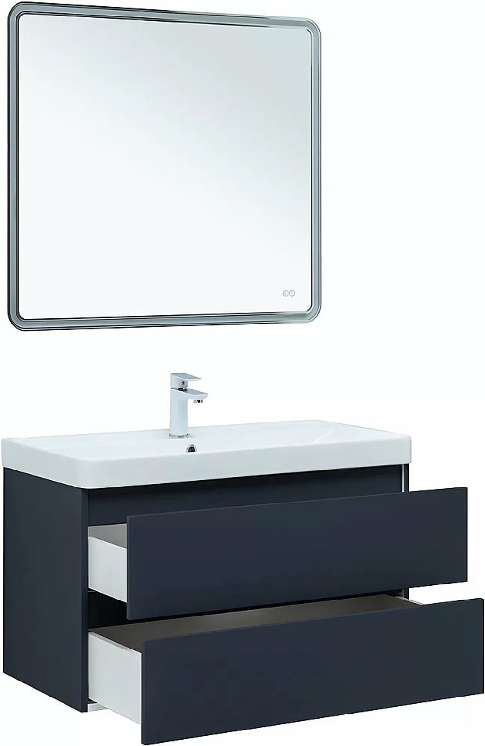Тумба с раковиной Aquanet Вега 2.0 337950/323883 90 маренго