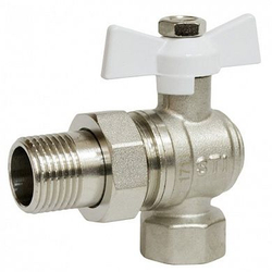 Кран шаровой (американка) 1/2" ВН угловой STI