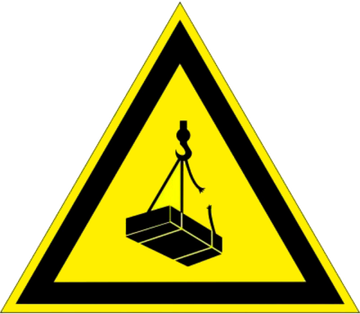 W06 "Опасно. Возможно падение груза"