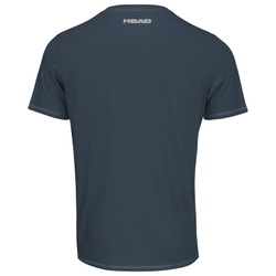 Детская теннисная футболка Head Club Basic T-Shirt - navy