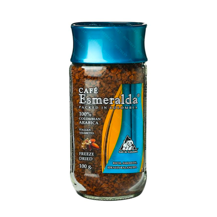 Кофе растворимый Cafe Esmeralda Итальянский Амаретто, 100 г, стеклянная банка