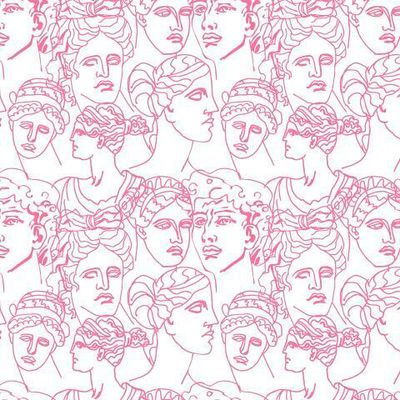 Бесшовный принт древней грецией