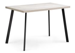 Стол Тринити Лофт 120х60х75 25 мм юта / матовый черный