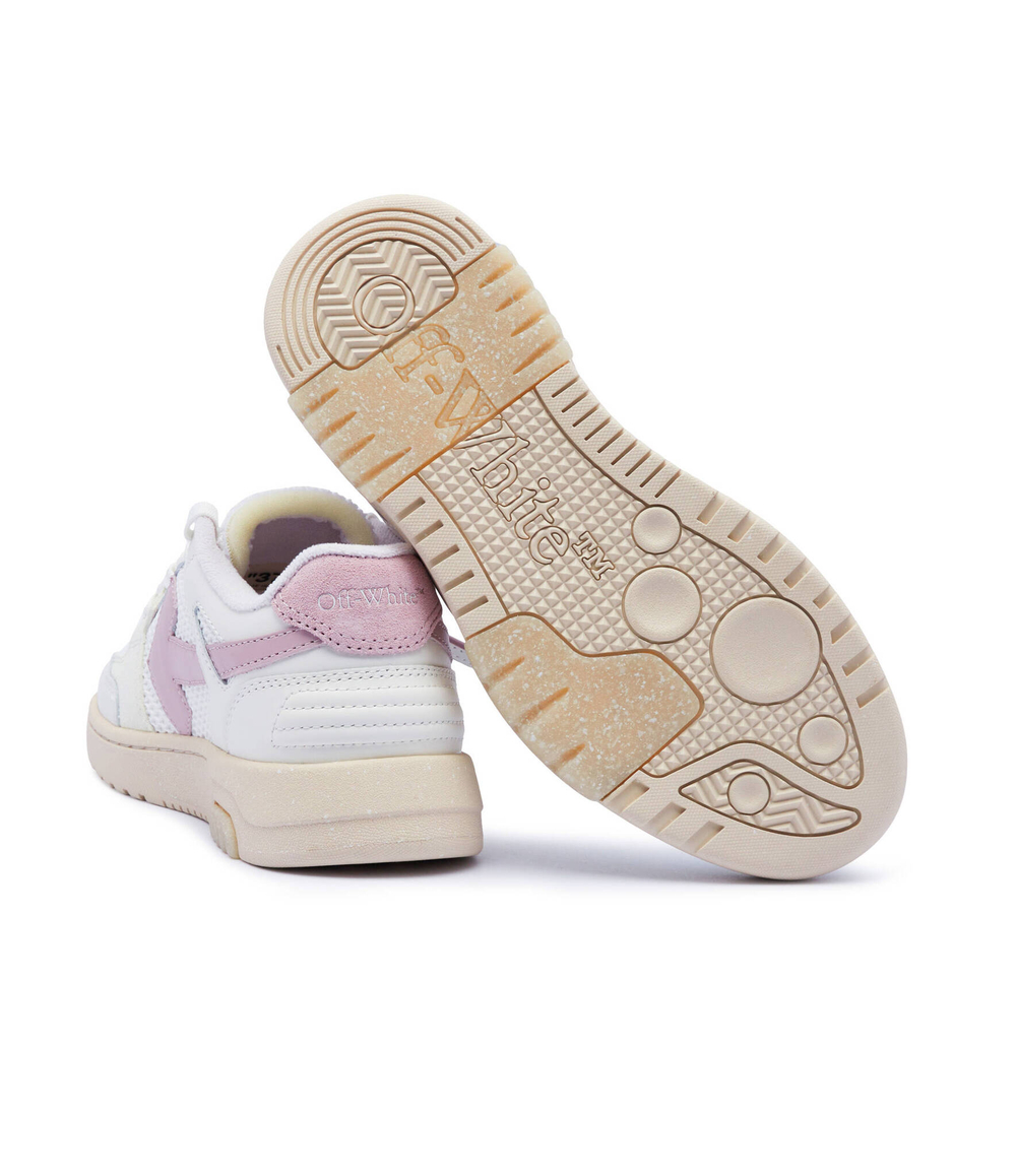 Кожаные кроссовки slim out of office OFF-WHITE - белый(OWIA276S 24LEA001)