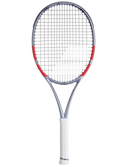 Теннисная ракетка Babolat Pure Strike Lite 4-gen - grey/fluo strike + струны