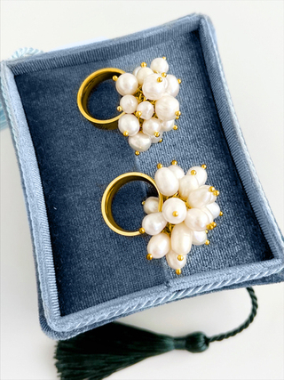 Кольцо Bubble pearl