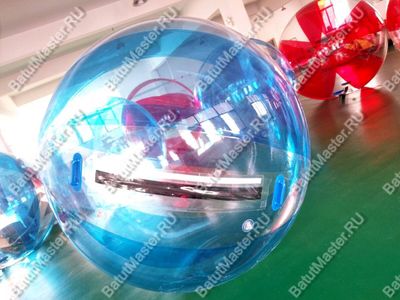 Аттракцион Водный шар ПВХ «Прозрачно-голубой» 1,8*1,8*1,8 м