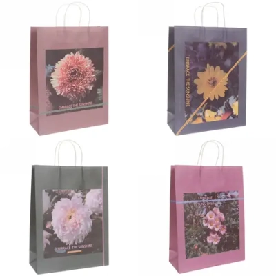Пакет подарочный «Цветочное настроение» 40*30*12 см