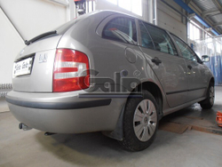 Фаркоп оцинкованный Galia S082A для Skoda Fabia седан/универсал 2000-2014(паспорт и сертификат в комплекте)(без электрики)