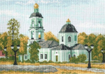 "Церковь в Царицыно"-0815 канва с рисунком